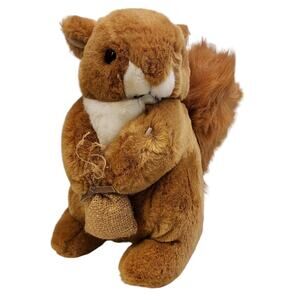 Squirrel Nutkin Plush Eden Vintage BEATRIX POTTER Petter Rabbit Vintage 10"